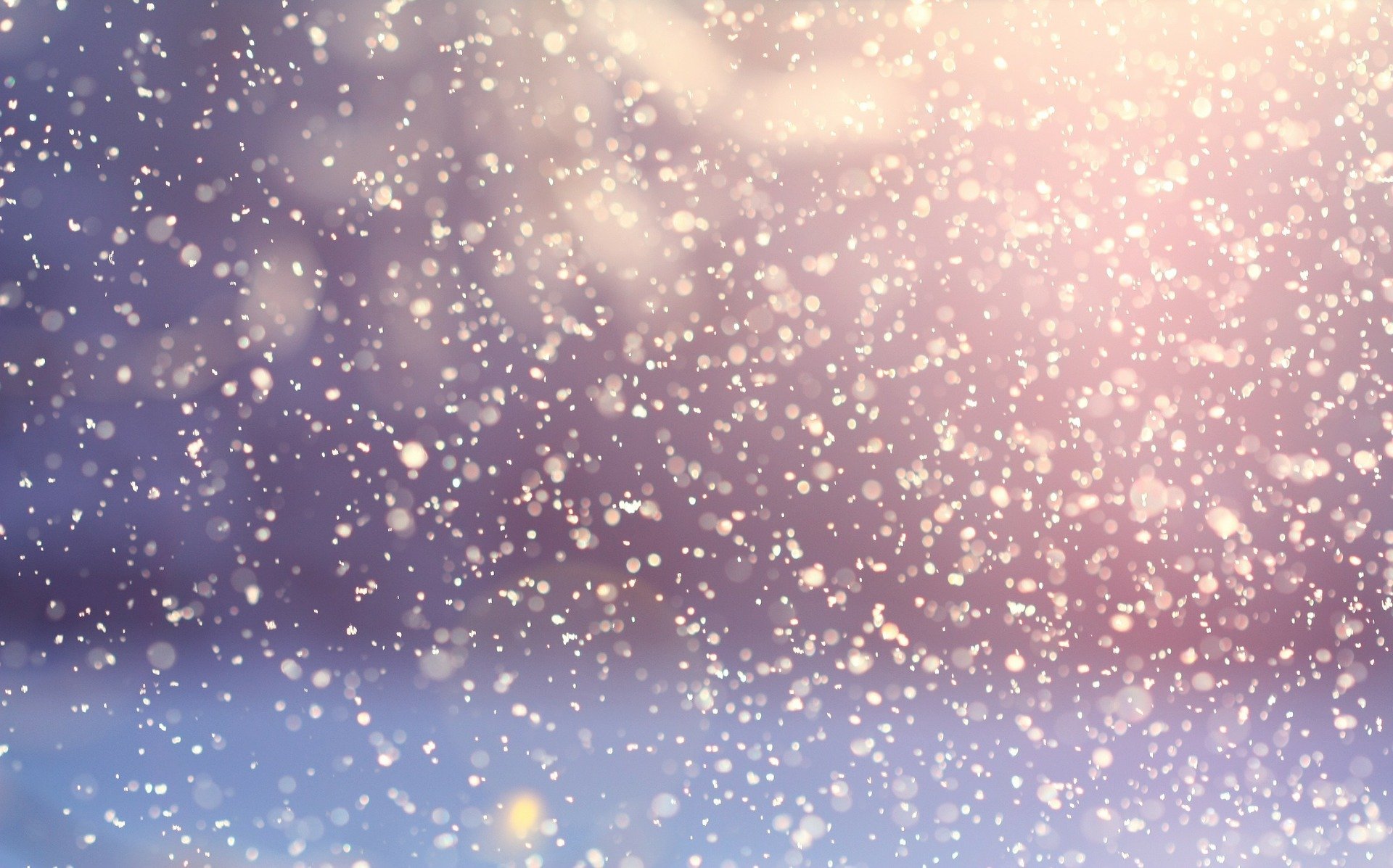 Nieve fina cayendo. | Foto: Pixabay