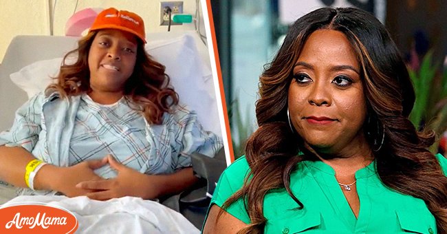 Sherri Shephard updates her fans on her health in a Twitter video, 2021 [Left] Shepherd the Build Series to discuss 'Brian Banks' at Build Studio, 2019, New York City [Right] | Photo: Twitter/sherrieshepherd & Getty Images
