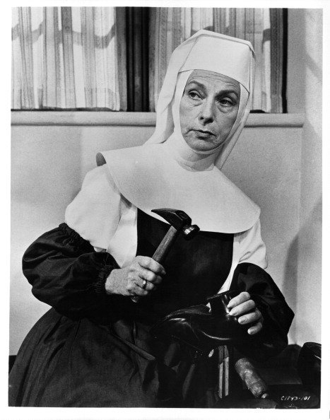 Actress Agnes Moorehead in a scene the movie "The Singing Nun " circa 1966 | Photo: Getty Images