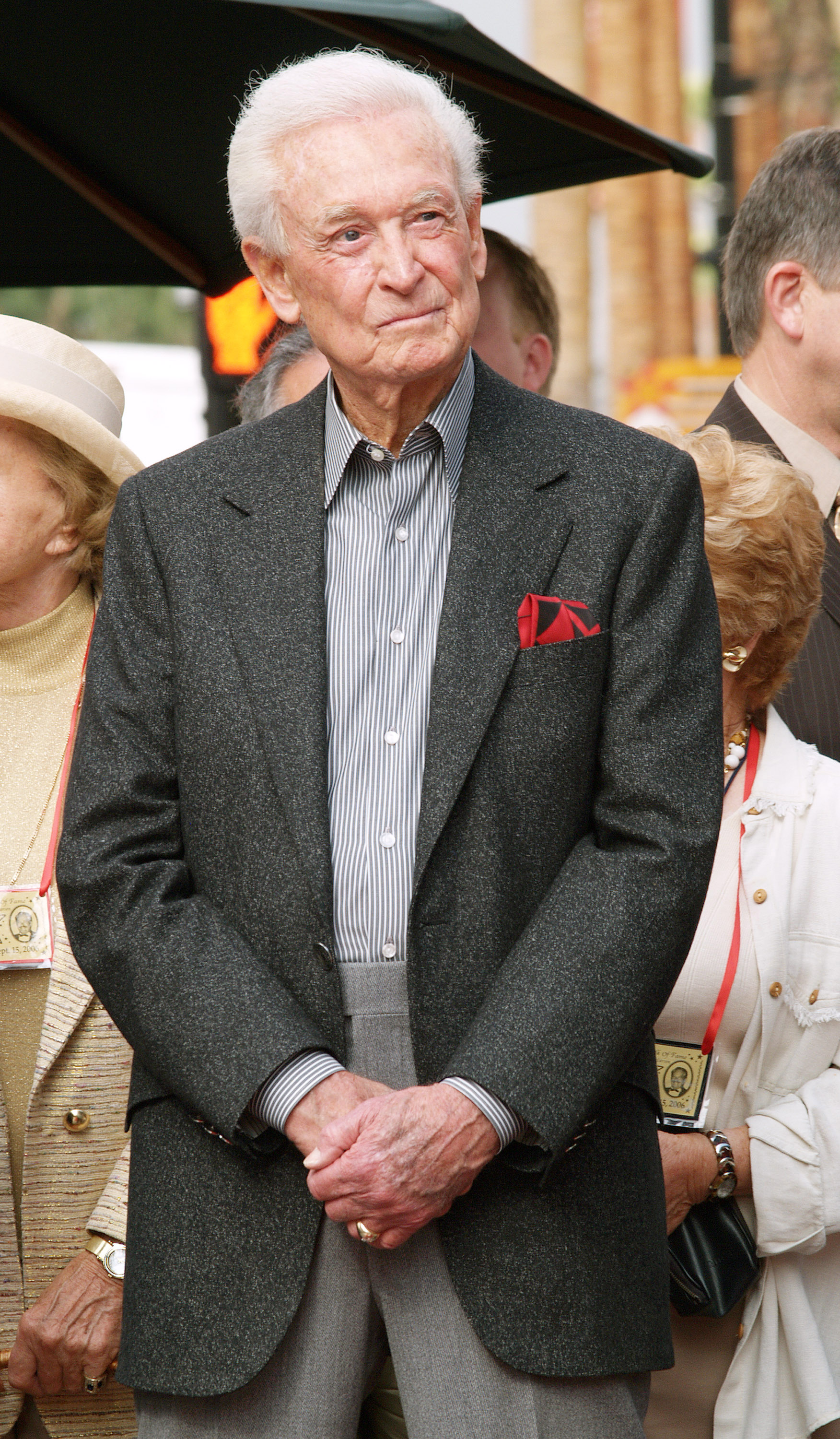 Bob Barker at a Hollywood Walk of Fame ceremony in 2006 | Source: Getty Images