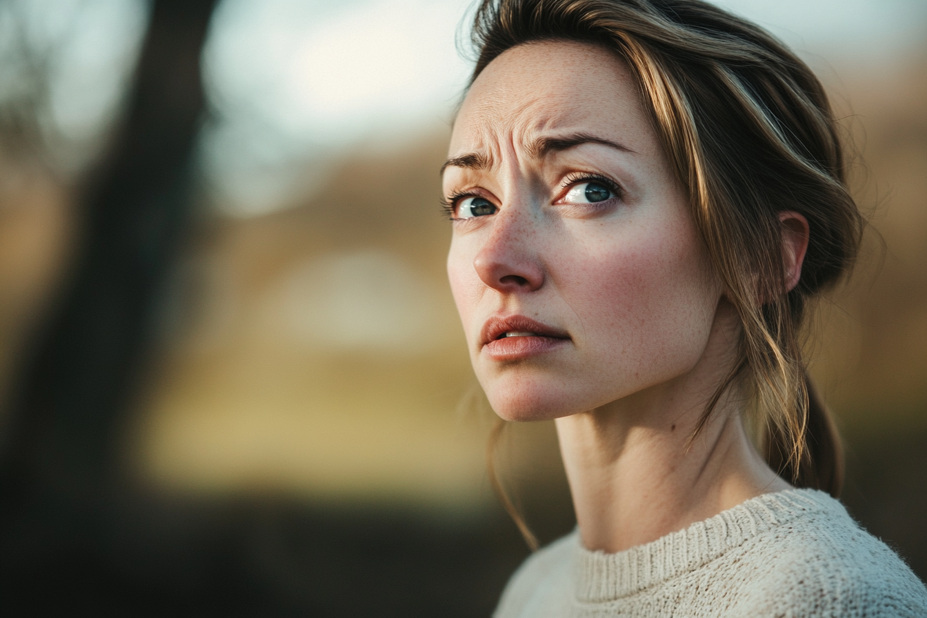 A worried woman | Source: Midjourney