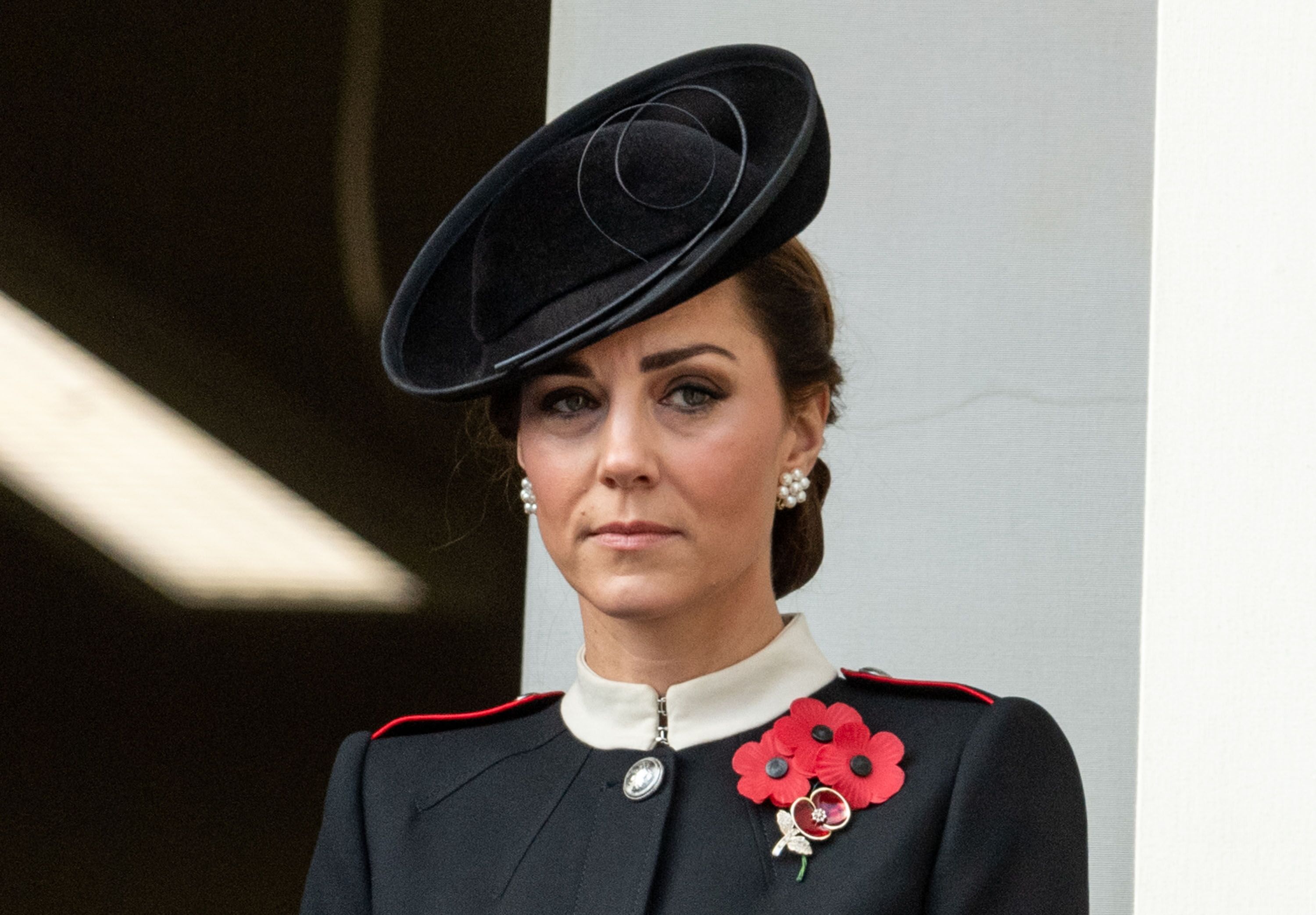 Kate Middleton during the annual Remembrance Sunday memorial at the Cenotaph on November 11, 2018 in London, England. | Source: Getty Images