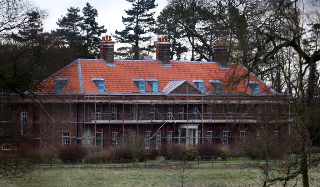 General view of Anmer Hall as work continues on the royal country retreat gifted to the Duke and Duchess of Cambridge on Queen Elizabeth II's Sandringham estate in Norfolk | Source: Getty Images