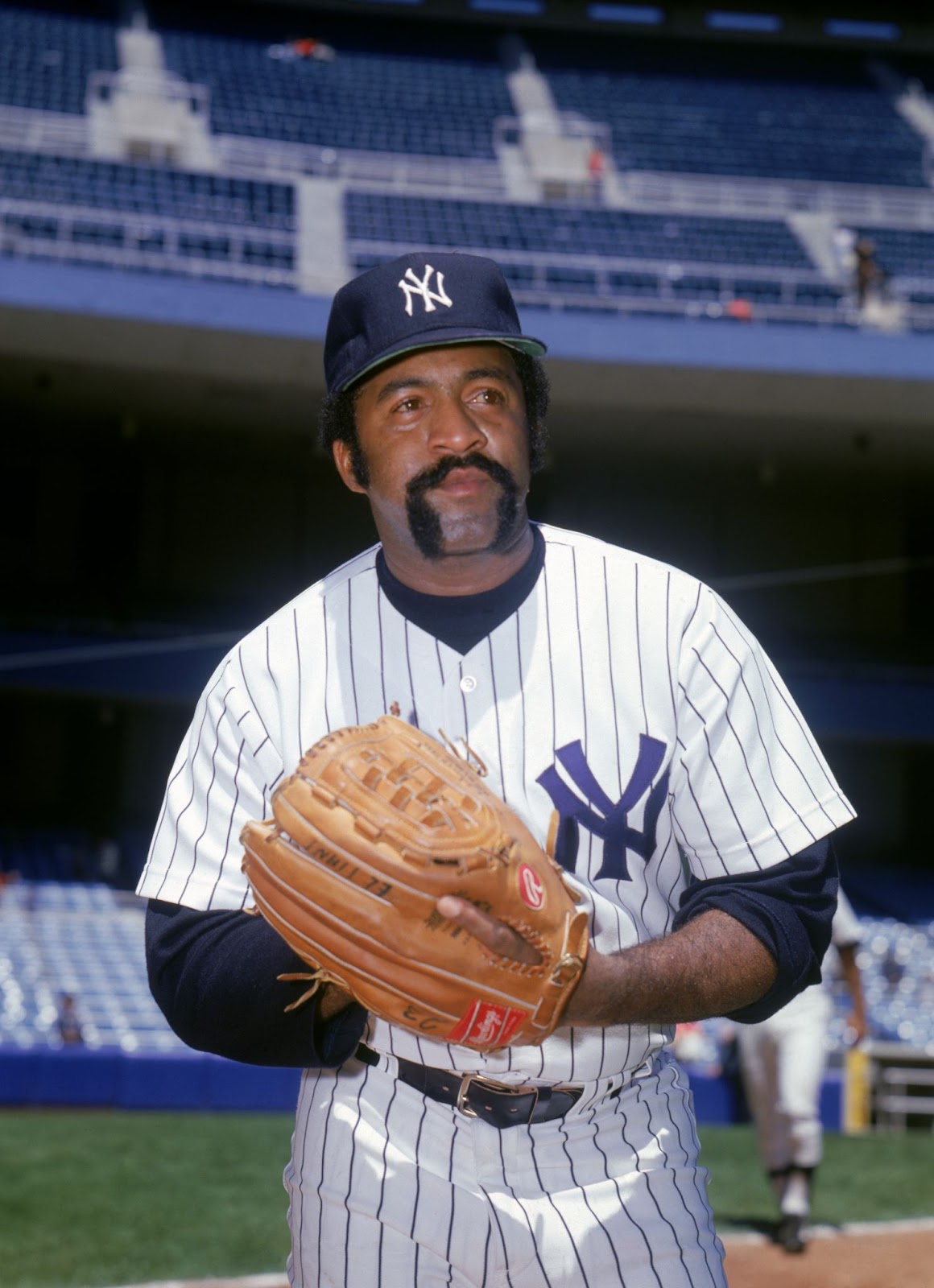 Luis Tiant posing for a portrait for the New York Yankees circa 1979. | Source: Getty Images