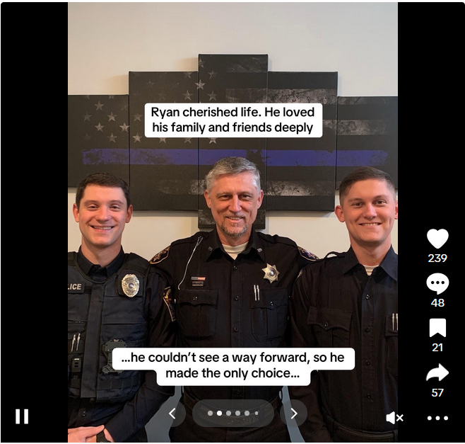 Ryan Kingerski (right), from a post dated February 3, 2025 | Source: Tiktok/@blurrybutblooming
