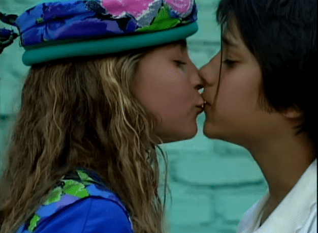 Ludwika y Gael en una escena del "El abuelo y yo". │Foto: YouTube / Tlnovelas