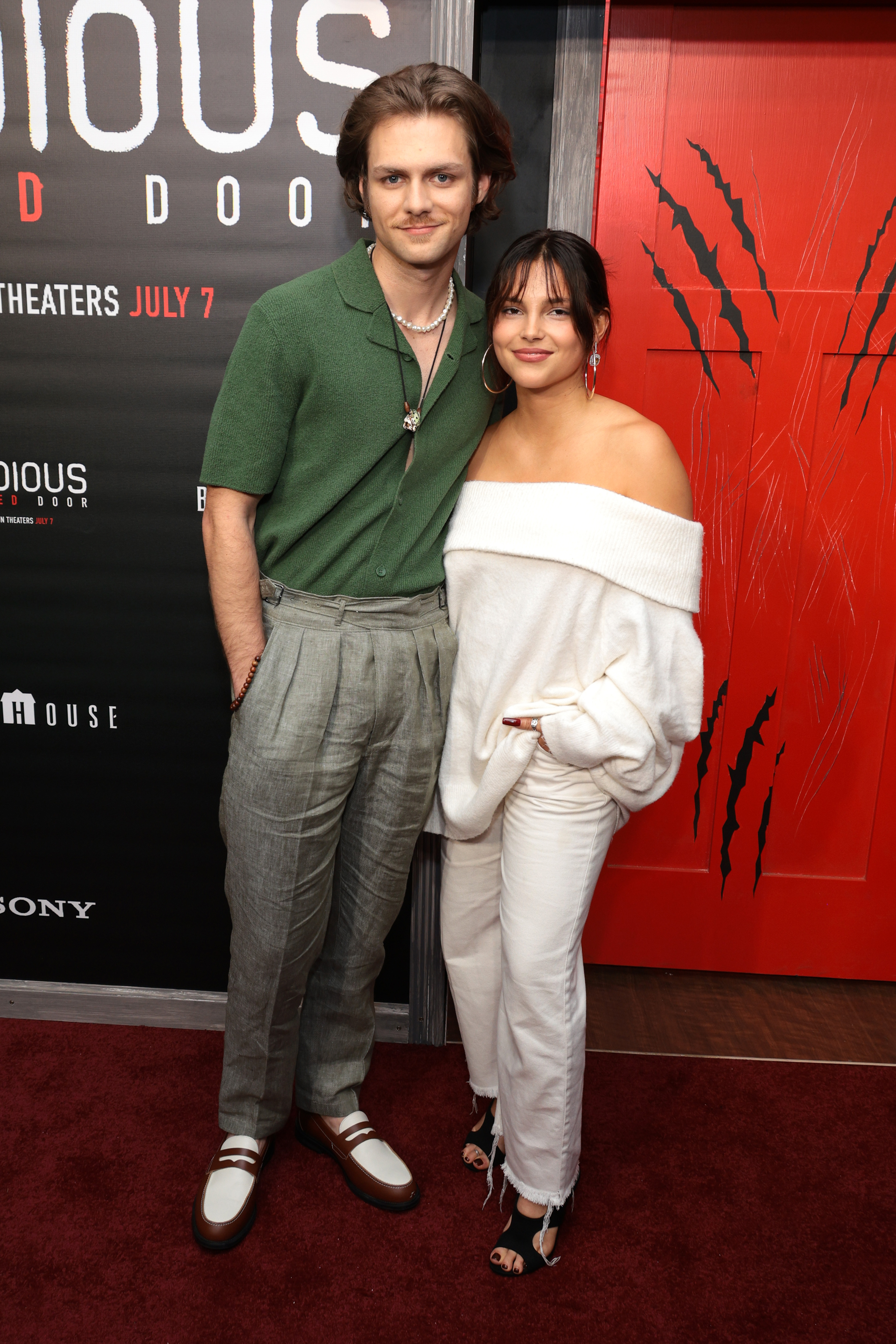 Ty Simpkins and Inde Navarrette attend the "Insidious: The Red Door" New York screening at Metrograph, on June 27, 2023, in New York City. | Source: Getty Images