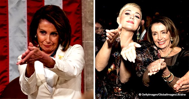 Nancy Pelosi remakes her 'non-sarcastic' pointed clap to Trump - this time with famous stars