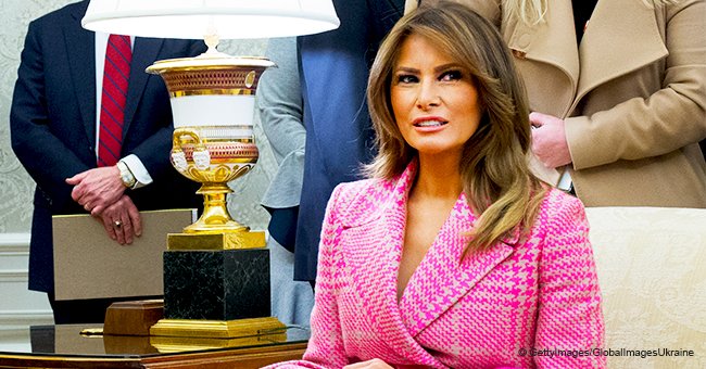 FLOTUS is under fire for a pink coat that 'costs as much as an average American earns in a year'