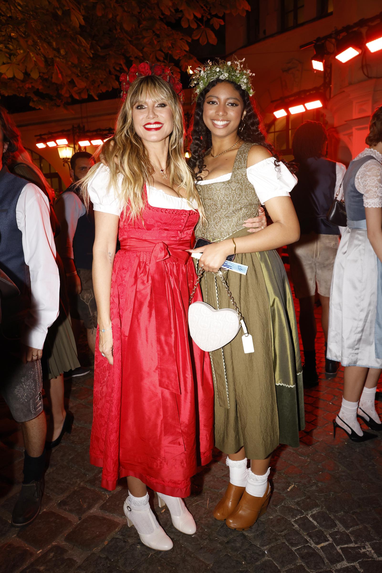 Heidi and Lou Klum during Heidifest on September 18, 2025, in Munich, Germany. | Source: Getty Images