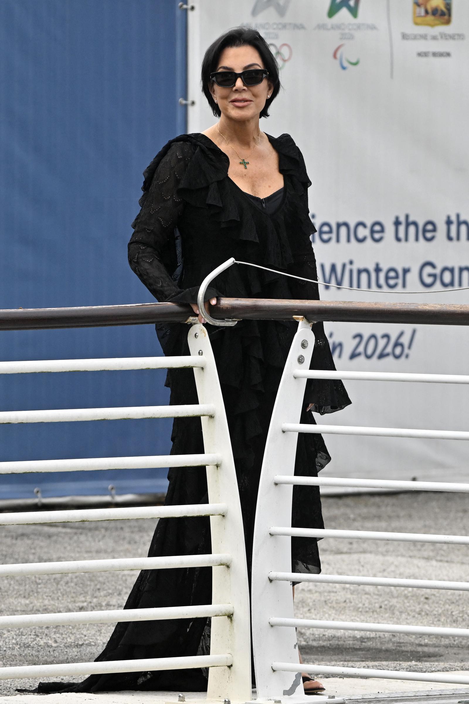 Kris Jenner ahead of Jeff Bezos and Lauren Sánchez's wedding in Venice on June 26, 2026. | Source: Getty Images