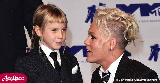 Pink's daughter Willow has dyed her hair purple for 7th birthday  