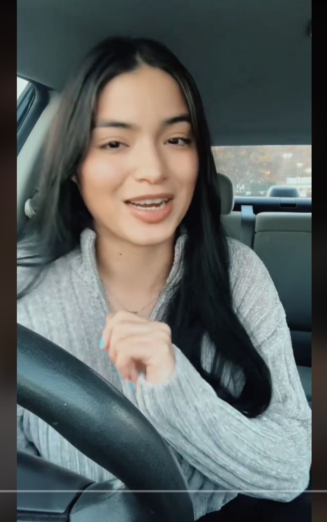 TikToker @yourstruly_lv narrating her shocking story in a video dated November 11, 2023 | Source: Source: TikTok/yourstruly_lv